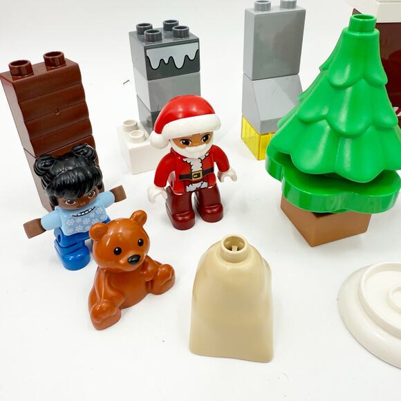 LEGO DUPLO Santa's Gingerbread House #10976 45 Pieces Blocks Incomplete - Picture 6 of 9